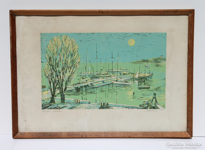 Csavlek András: Füredi móló, 1973