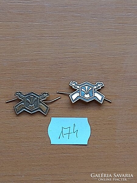 MN VEGYIVÉDELEM TISZTI FEGYVERNEMI JELVÉNY 174.