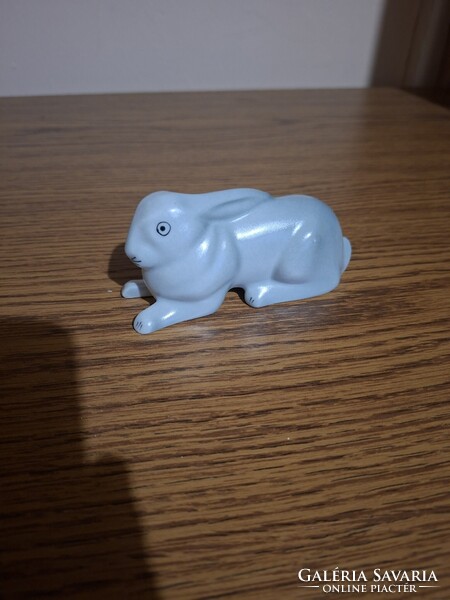 Arpo porcelán nyúl, nyuszi. 11,3 cm. Hibátlan. Jelzett