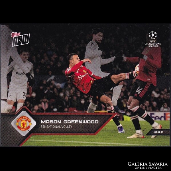 Topps NOW UCL #098 Mason Greenwood - Manchester United