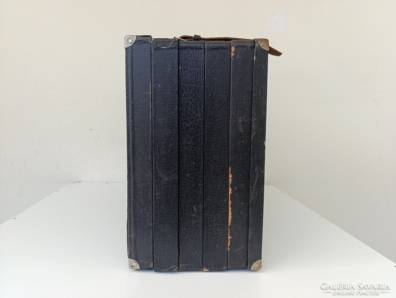 Antik bőrönd jelmez film színház kellék különleges méretű szemüveg karóra óra ügynök tálcás koffer