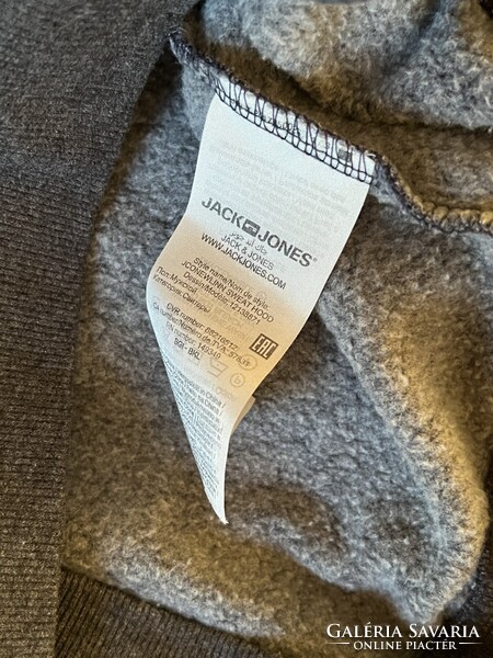 JACK&JONES  fiú/férfi hosszú ujjú kapucnis pulóver, M, sérült!