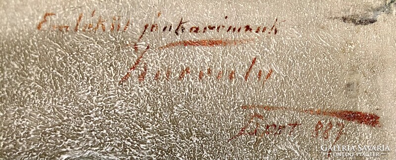 Ritkán fellelhető Karvaly Mór festmény , gyűjtőknek !