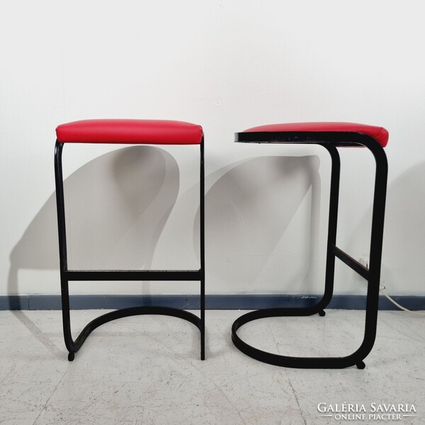 2db Milo Baughman amerikai vintage design bárszék - 52216