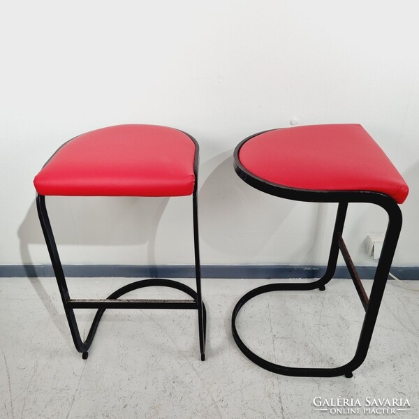 2db Milo Baughman amerikai vintage design bárszék - 52216