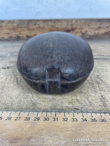 -AV639- Régi II. Vh-s Világháborús Német Afrikai Korps Kókusz Kulacs