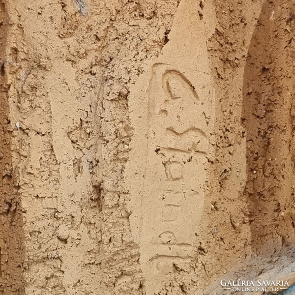 Garányiné Staindl Katalin: Próféta fej c. kerámia fali relief - 52920