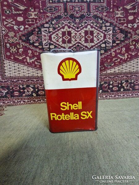 Szép régi Shell olajos kanna 5L.