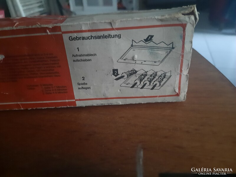 Retro eredeti AKA minigrill,szendvicssütő+saslik készlet
