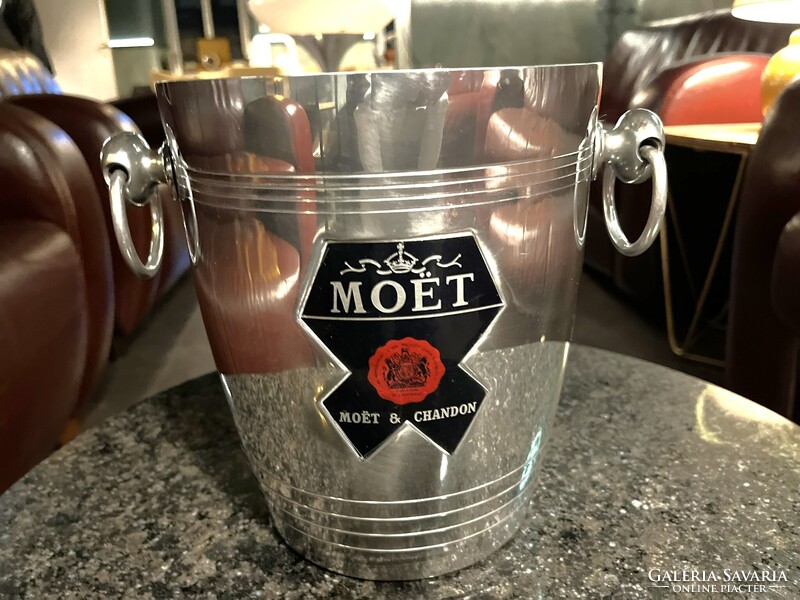 Vintage 1980-as évekbeli Moët & Chandon pezsgőhűtő jégveder