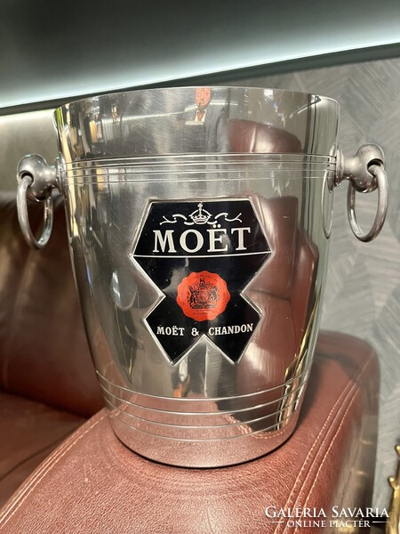 Vintage 1980-as évekbeli Moët & Chandon pezsgőhűtő jégveder