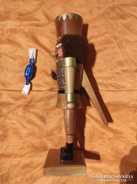 Karácsonyi dísz - Hatalmas "Diótörő mese figura" 2. (fa) 40 cm magas