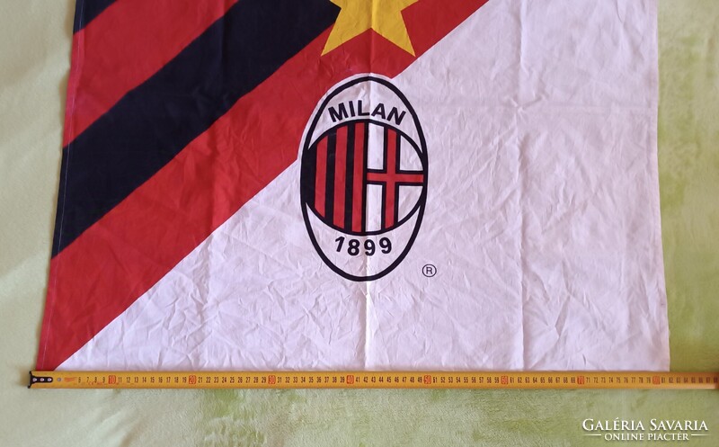 Vintage ac milan (late 80's early 90's) flag (76*82 cm)