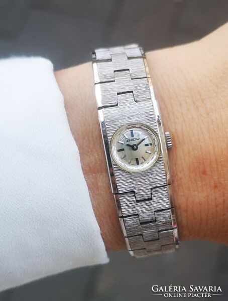 Enicar mechanikus ékszeróra az 1960-as évekből - Tiktakwatch szervizkártyával, garanciával