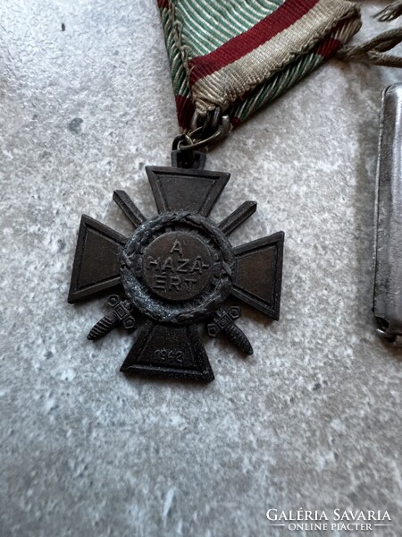 Tűzkereszt,dögcédulával együtt,II.vilàgháború