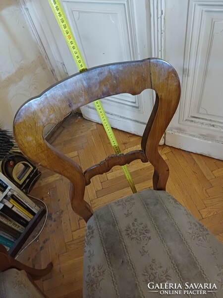 2 db antik szék (Louis-Philippe stílus)