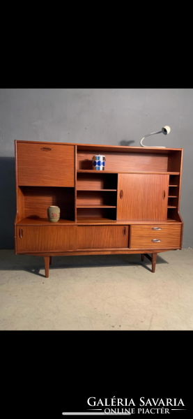 Mid century highboard magas komód