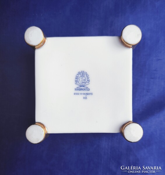 Ritka, Herendi fedeles dobozka. Új, eredeti dobozában. Hibátlan gyűjtői porcelán.
