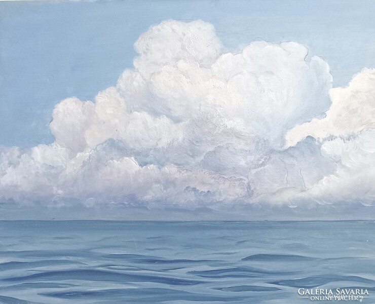 Augusztinyi József: olajfestmény