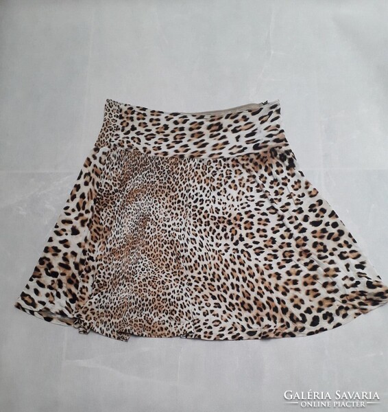 0z028 Roberto Cavalli ocelot mintás nyári szoknya