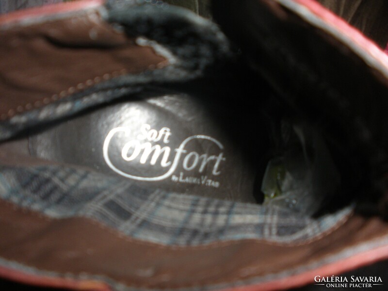 Laura Vita SoftComfort bőr bokacsizma 37