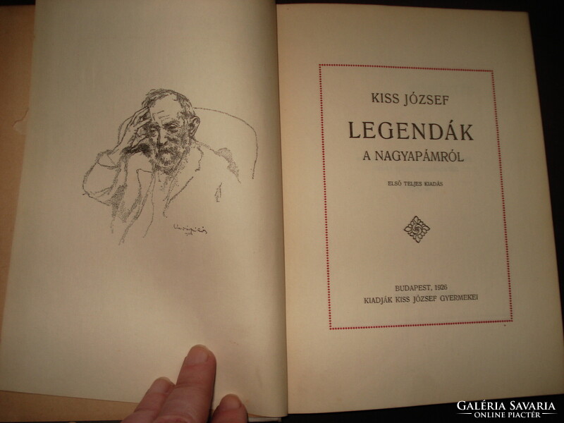 Kiss József Legendák nagyapámról 1926.