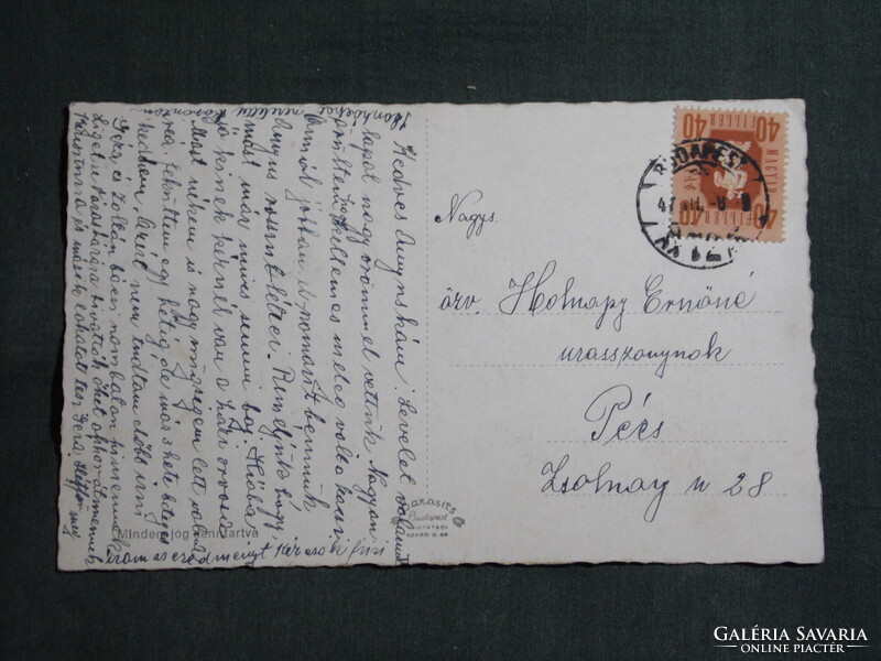 Képeslap,Szombathely,városháza,bagolyvár,templom,KIOSZK,utca látkép ...