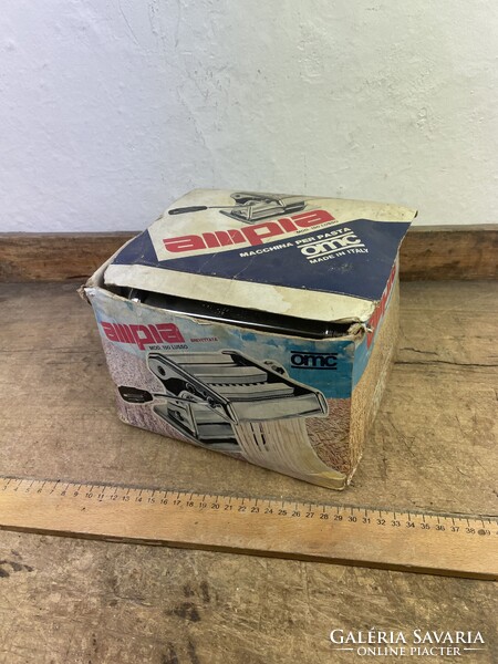 -AV708- Régi Ampia Tésztakészítő Gép Tésztagép Dobozában