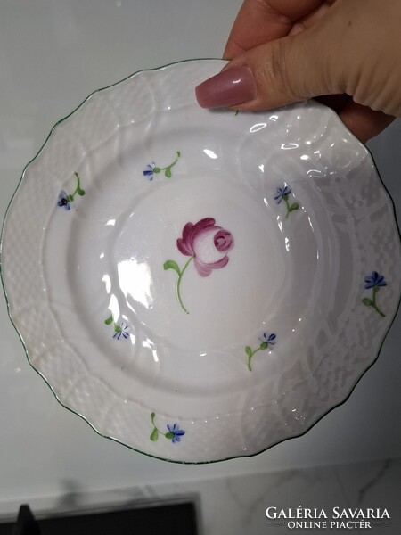 Herendi Tercia bécsi rózsás teás kanna szett