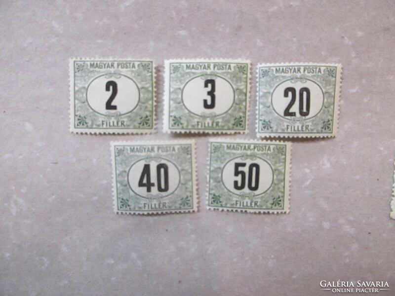 1920. Magyar posta portó**