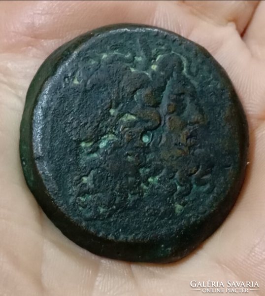 II.Ptolemaiosz Drachma i.e.285-246 d:36 mm szép tartású