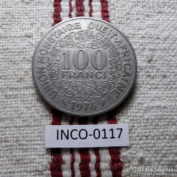 Nyugat-Afrika Államok 100 Frank 1976 VF