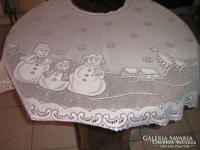 Aranyos karácsonyfa talp takaró csipke terítő