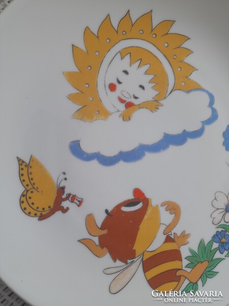 Kahla gyerekmintás lapos tányér