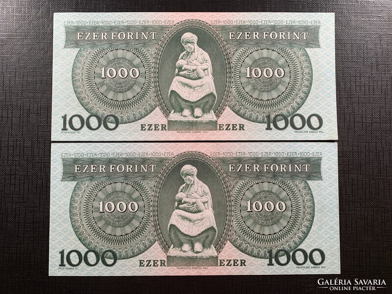 ***  GYÖNYÖRŰ sorszámkövető 1983-as “D” 1000 forint ***