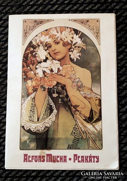 60x43cm 10 darabos Alfons Mucha plakát szett  reprodukció