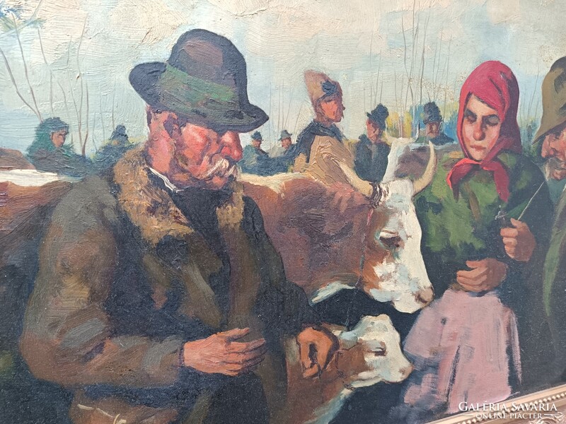 Parobek Alajos Olajfestménye.