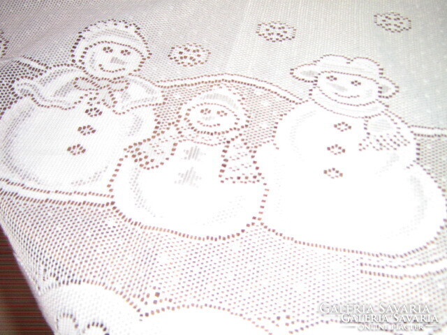 Aranyos karácsonyfa talp takaró csipke terítő