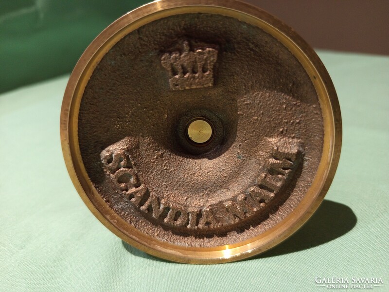 Skandináv sárgaréz gyertyatartó