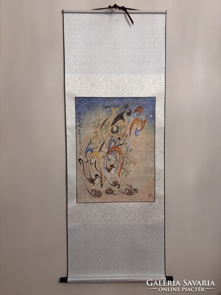 Kínai selyemkép tekercs NAGY MÉRET!