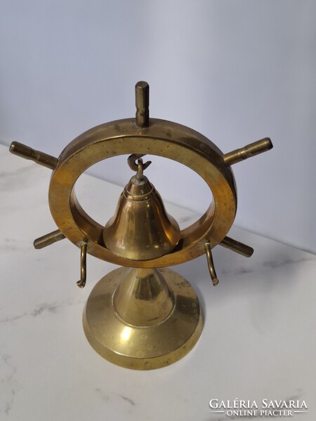 Réz asztali csengő dísztárgy