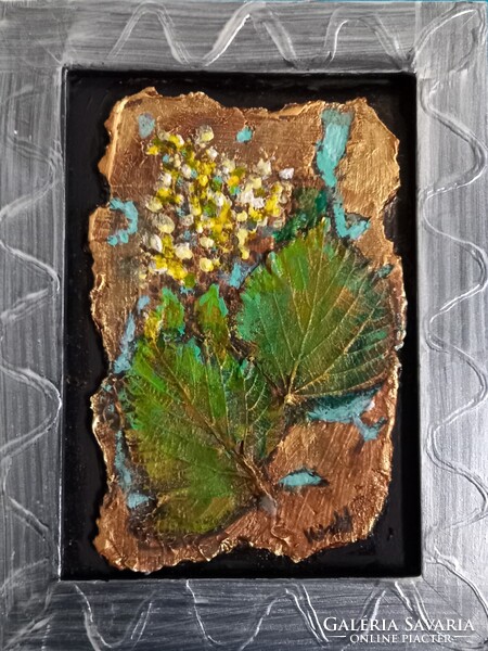 Prima díjas művésztől,Flóra 3-as szett.(lkülön is kérhető) 22x17 cm/db zománc  Károlyfi Zsófia(1952)