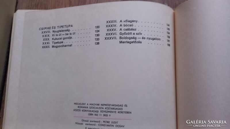 Fodor Sándor - Csipike mesekönyv 1984 - Rusz Lívia rajzaival