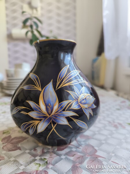 Német , Bavaria porcelán váza, kézi festéssel  eladó!