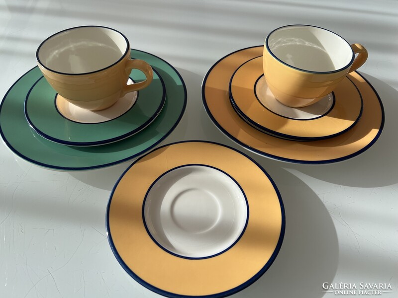 Olasz Pagnossin kerámia reggeliző szett  két főre