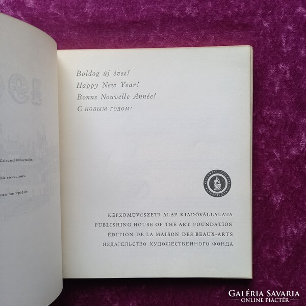 Képzőművészeti Alap Kiadóvállalata 1964. évi könyv alakú naptára