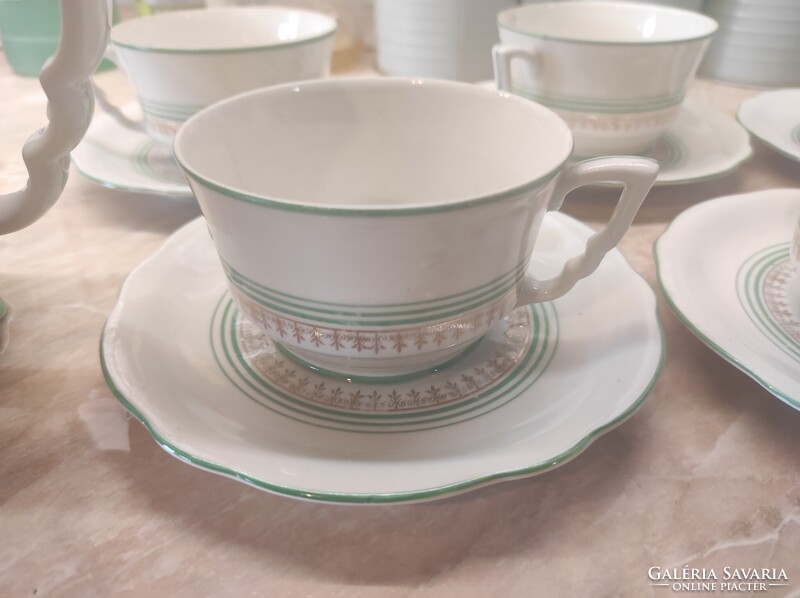 Antik zsolnay teás készlet