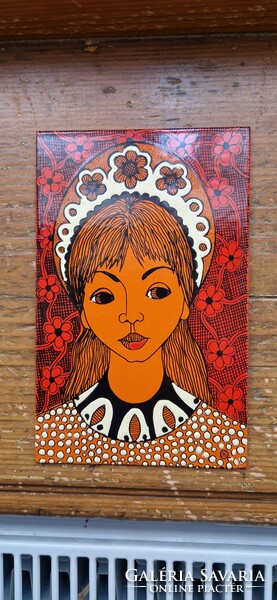 Stekly Zsuzsa tűzzománc művész  alkotása