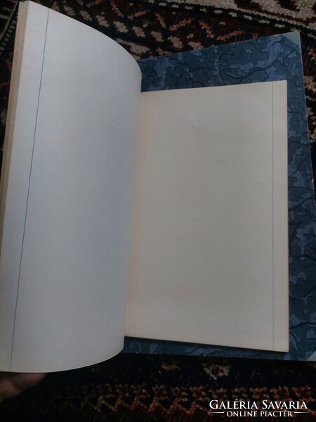 Vintage írómappa, füzet, irattartó - irodai kellék