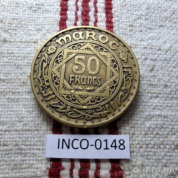 Marokkó 50 Frank 1952 EF